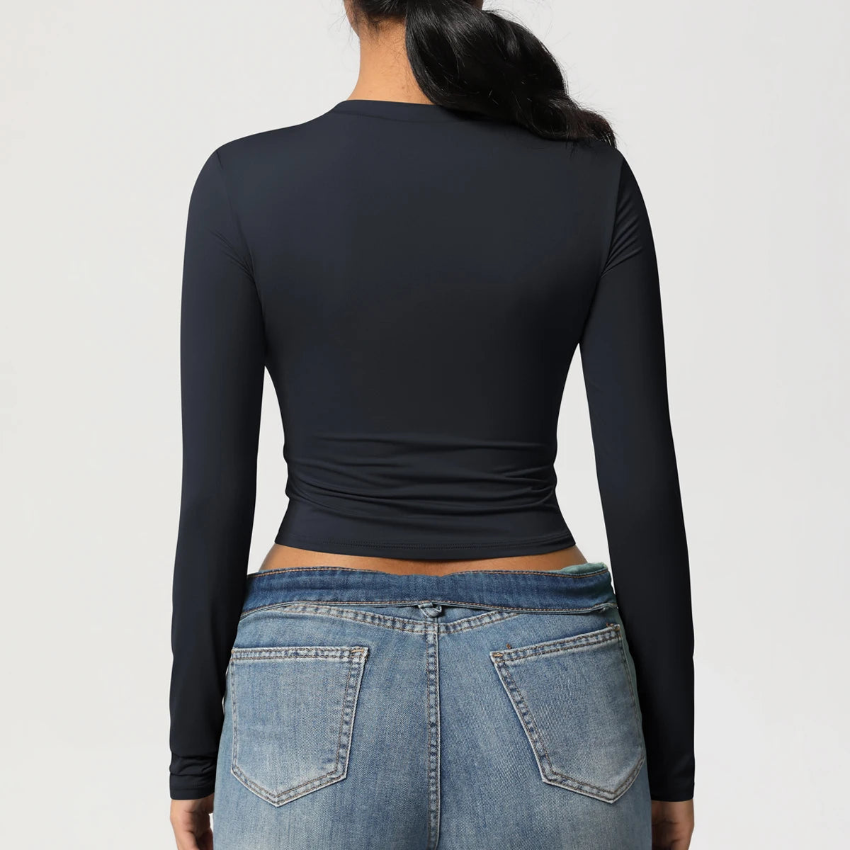 Women Long Sleeve Yoga Top