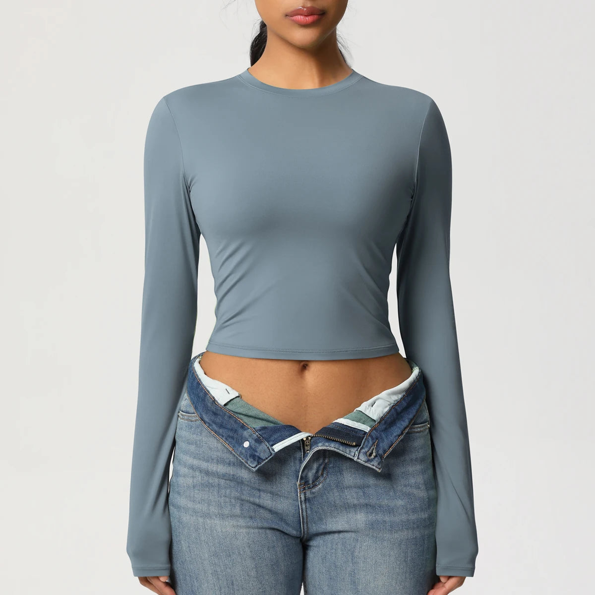Women Long Sleeve Yoga Top