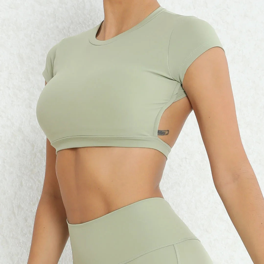 Women Backless Sports Top