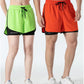 Women 2 In 1 Yoga Shorts