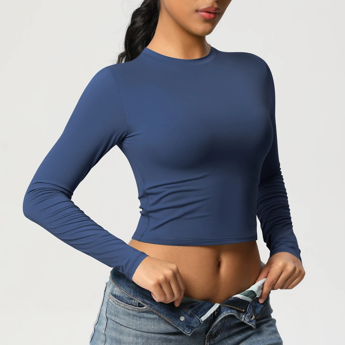 Women Long Sleeve Yoga Top