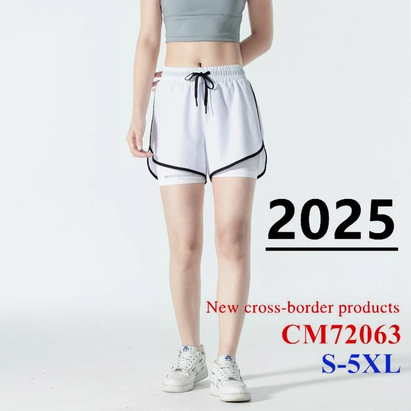 Women 2 In 1 Yoga Shorts