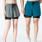 Women 2 In 1 Yoga Shorts