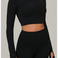 Women Long Sleeve Yoga Shirt