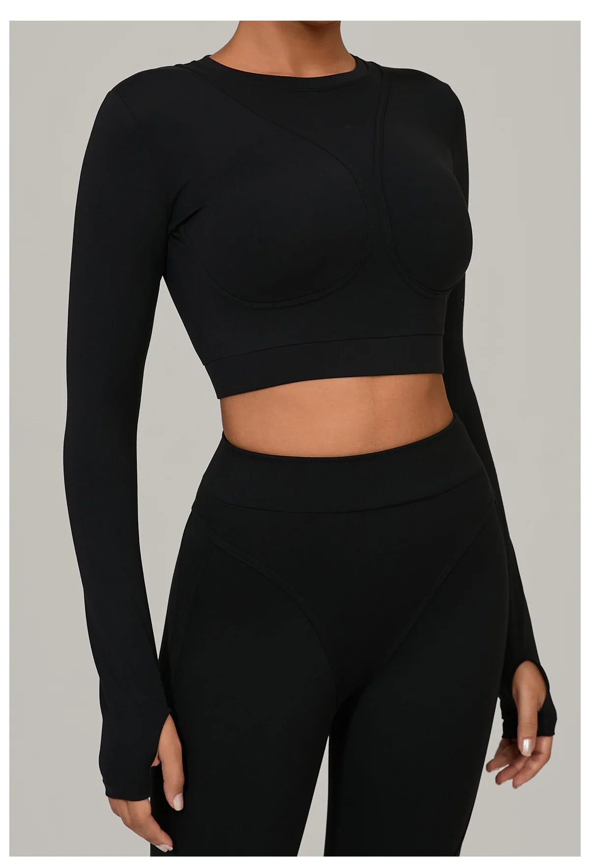 Women Long Sleeve Yoga Shirt