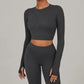 Women Long Sleeve Yoga Shirt