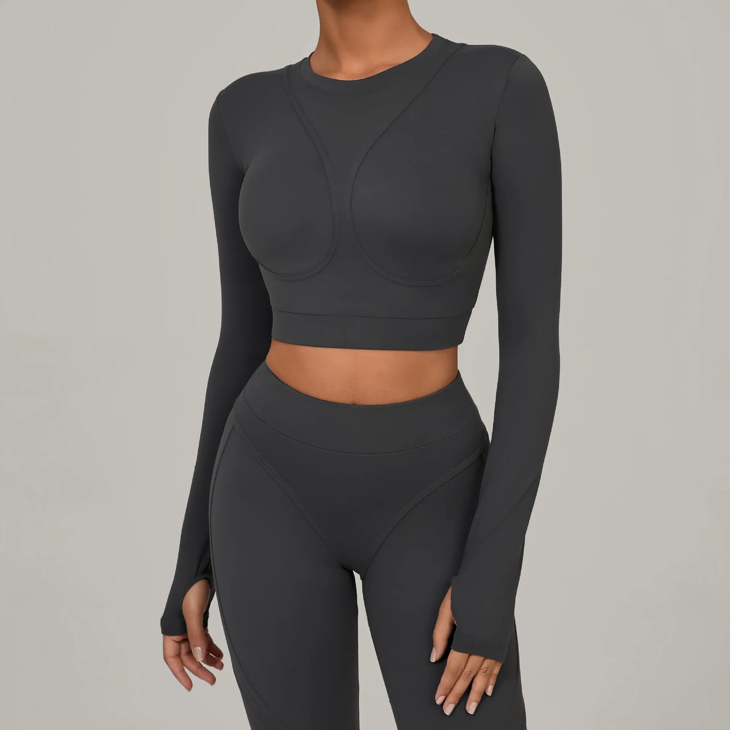 Women Long Sleeve Yoga Shirt