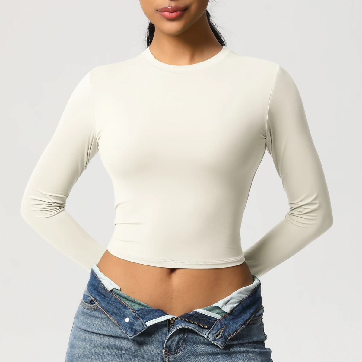 Women Long Sleeve Yoga Top
