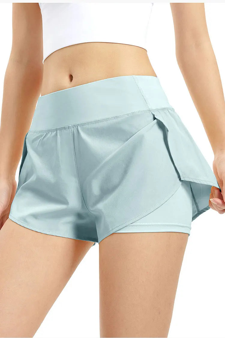 Women Double Layer Shorts
