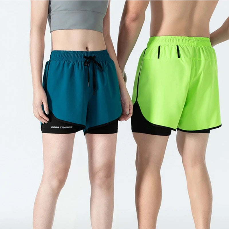 Women 2 In 1 Yoga Shorts