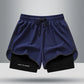 Women 2 In 1 Yoga Shorts