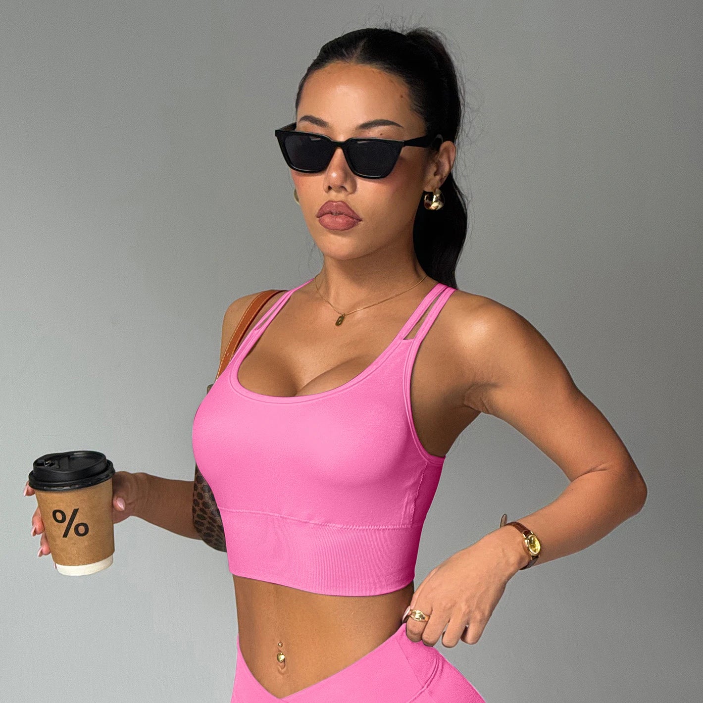 Women Cross Back Sports Bra