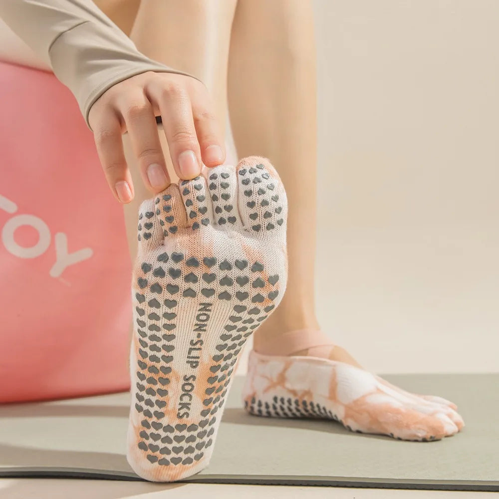 Women Five Toe Yoga Socks