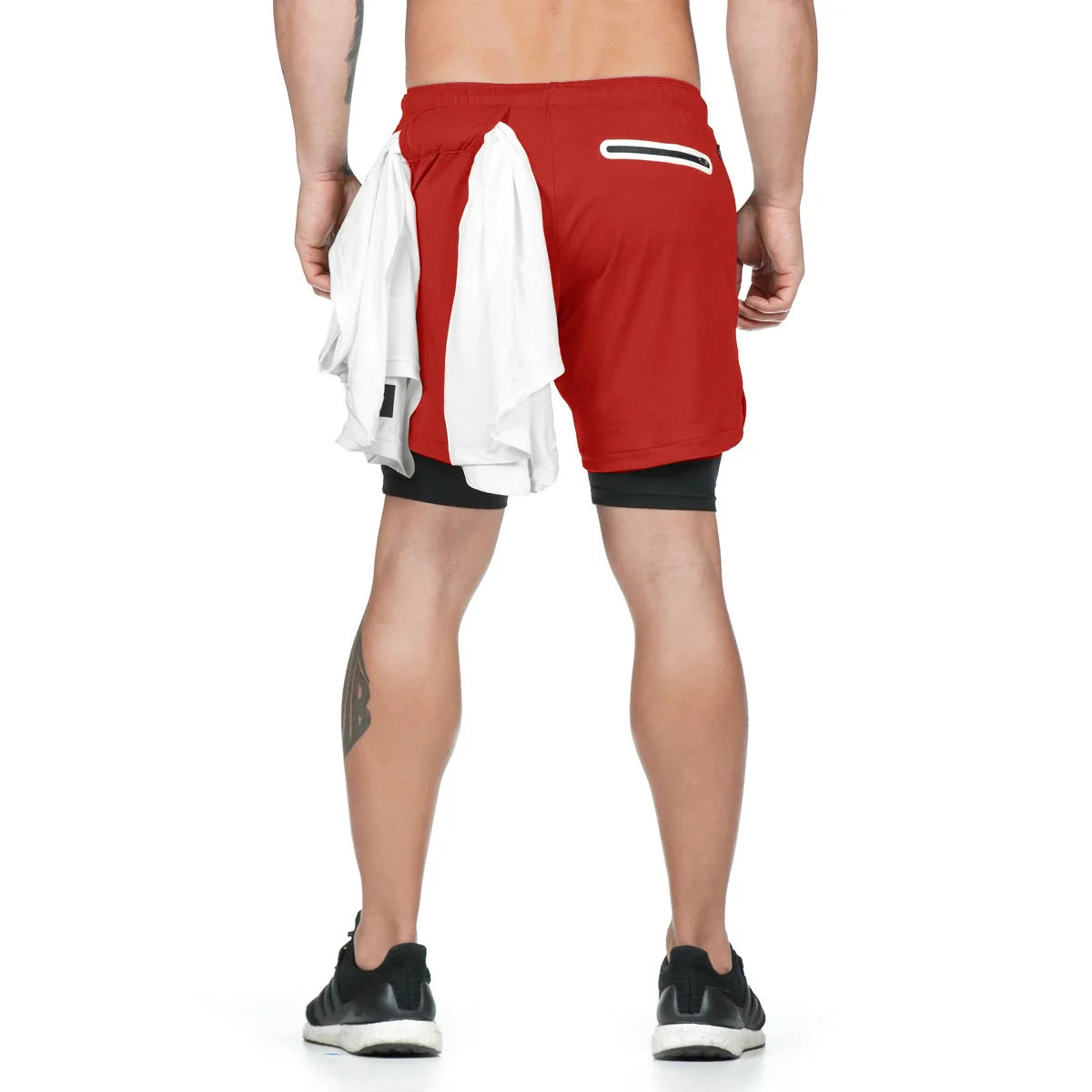 Men Double Layer Shorts