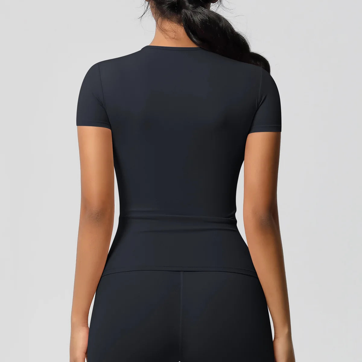 Women Short Sleeve Yoga Tee