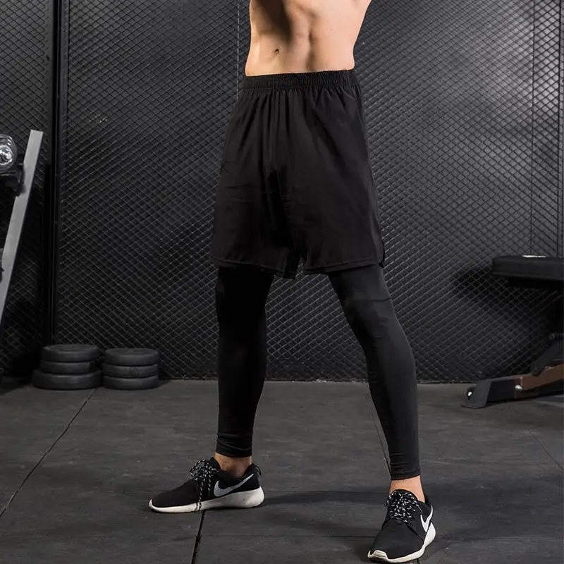 Men 2 In 1 Sport Pants