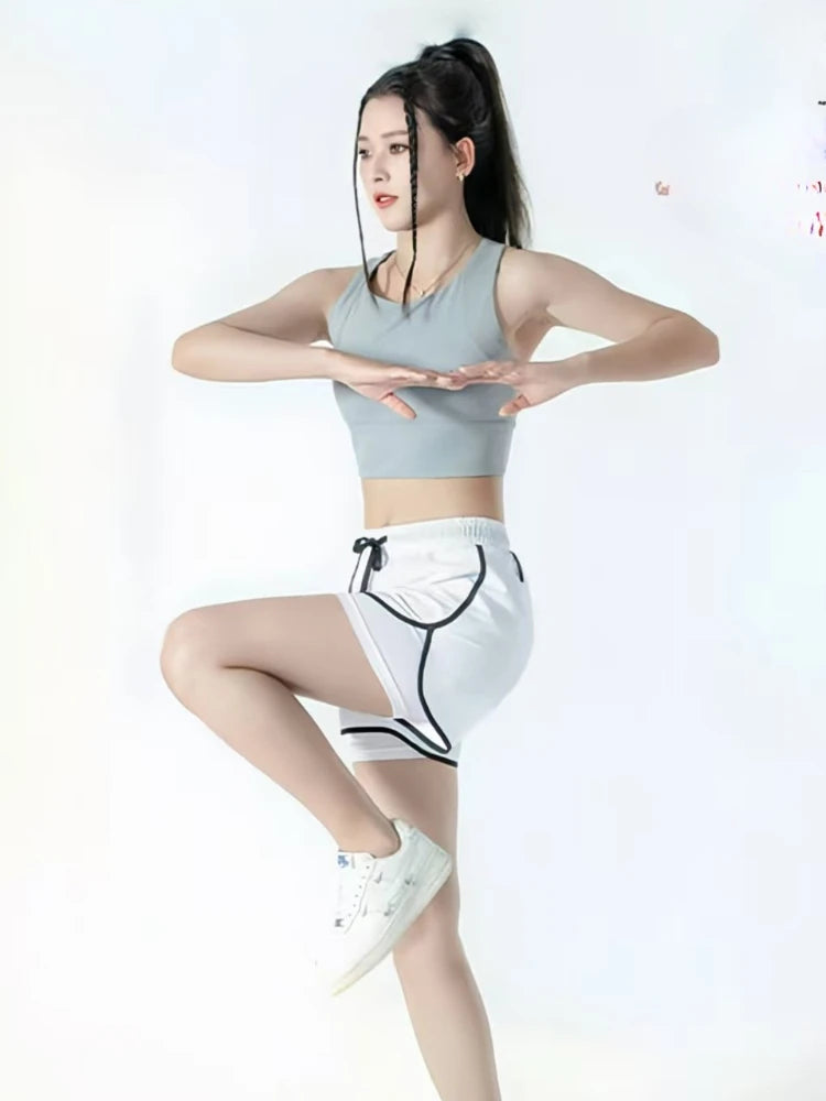 Women 2 In 1 Yoga Shorts