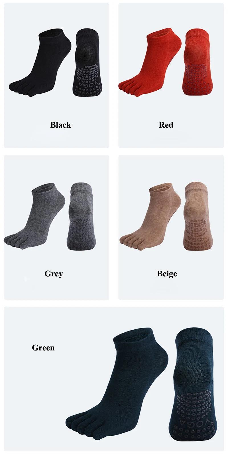 Five Toe Yoga Socks