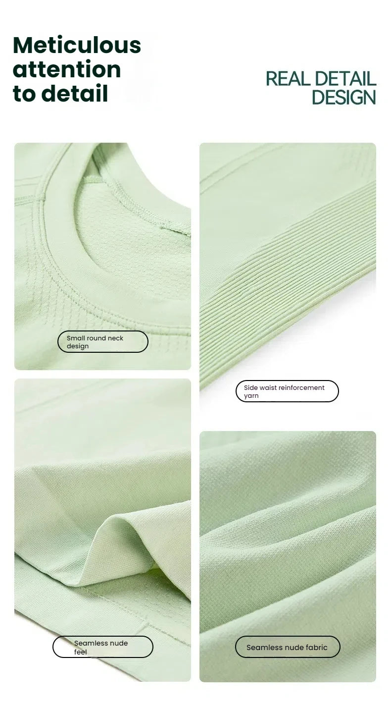 Women Seamless Sport T Shirt