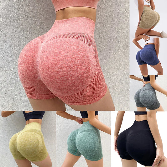 Women High Waist Sport Shorts
