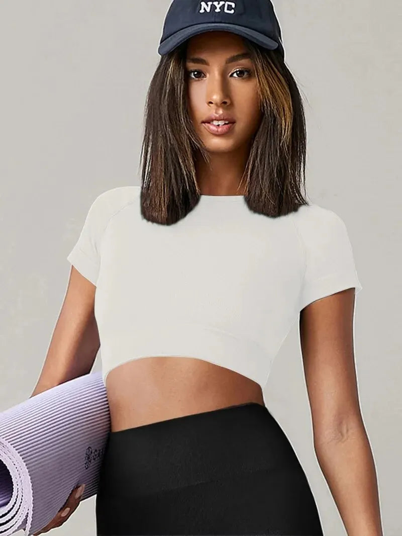 Women Seamless Yoga Top