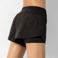 Women Double Layer Shorts