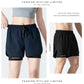 Women 2 In 1 Yoga Shorts