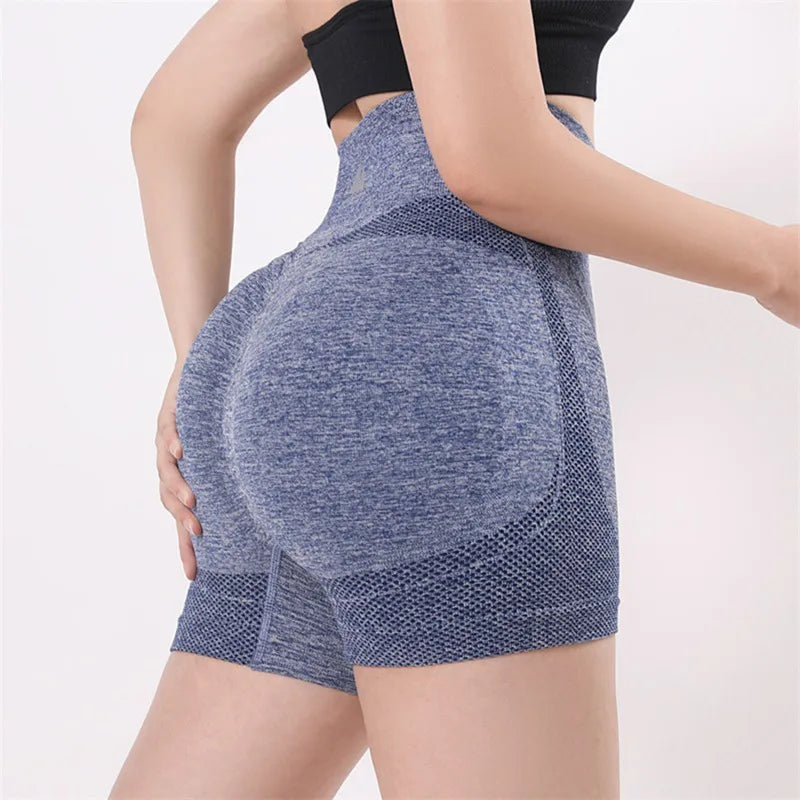 Women High Waist Sport Shorts