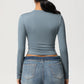 Women Long Sleeve Yoga Top