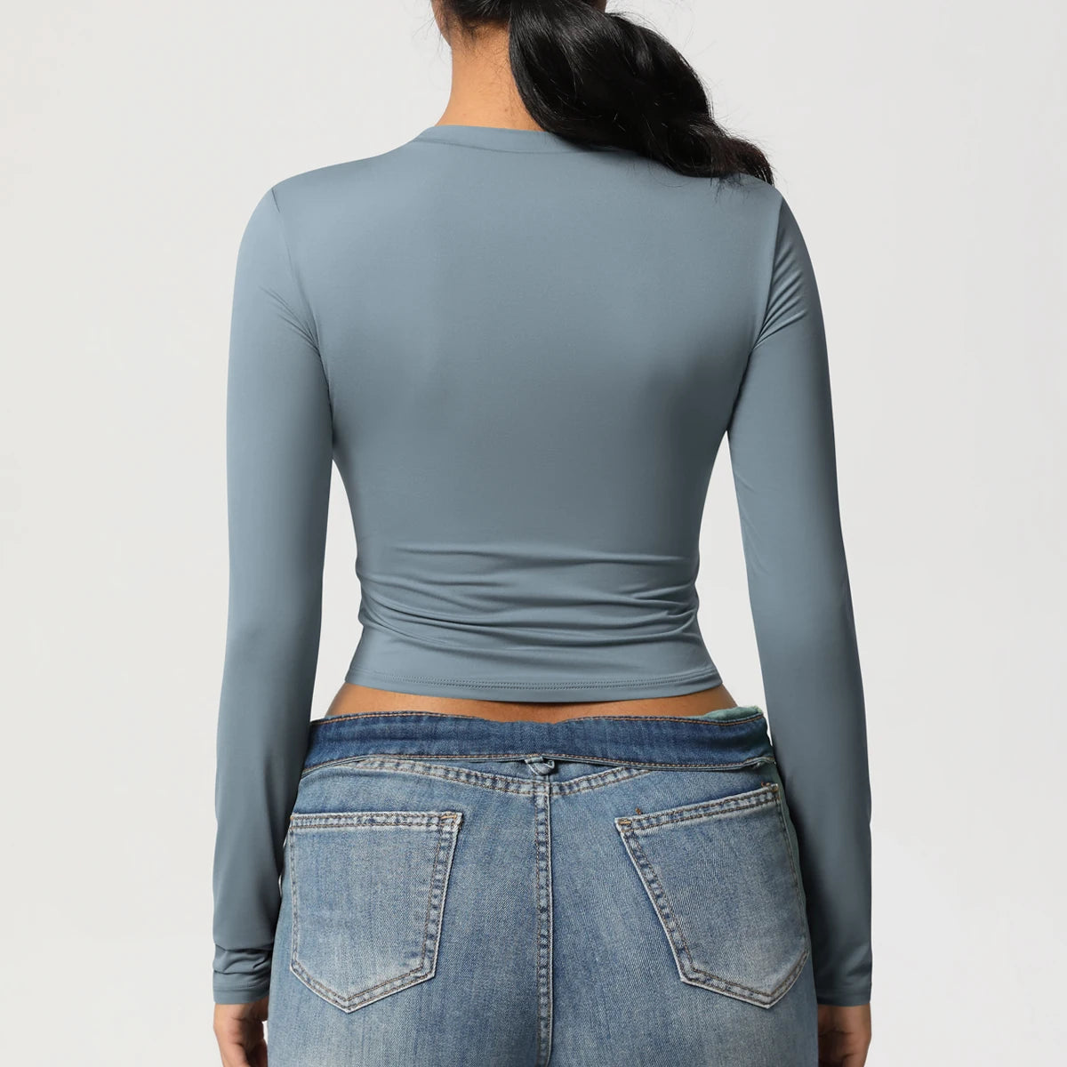Women Long Sleeve Yoga Top