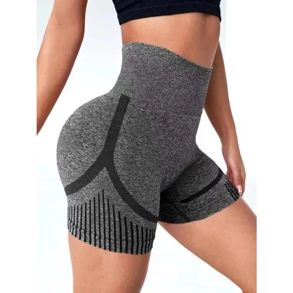 Women High Waist Yoga Shorts