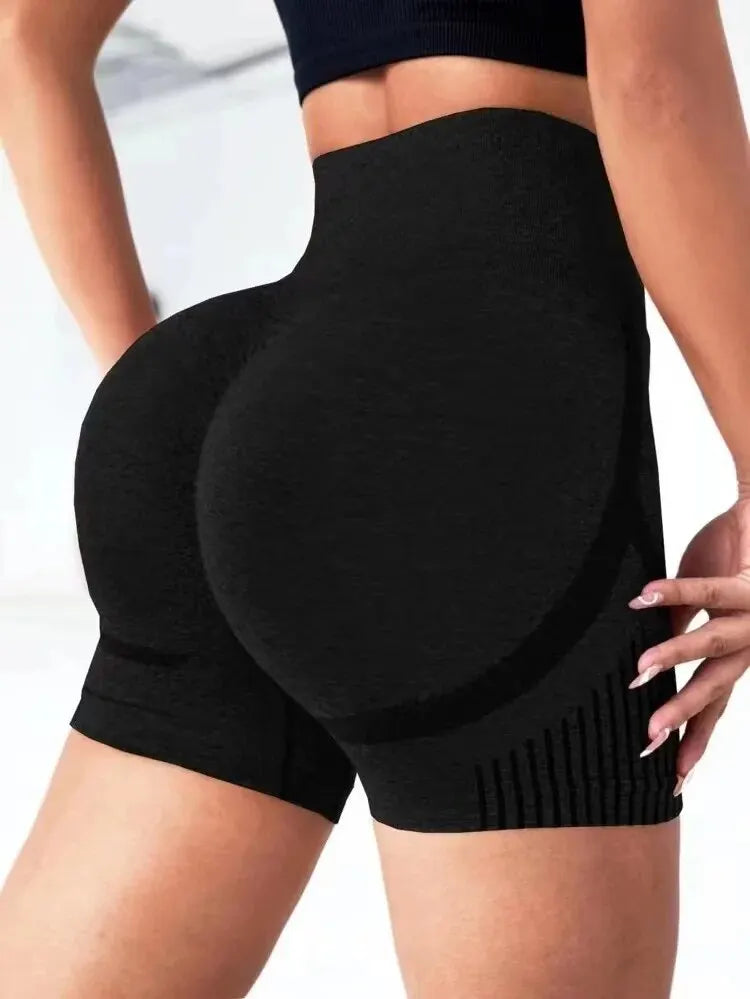 Women High Waist Yoga Shorts