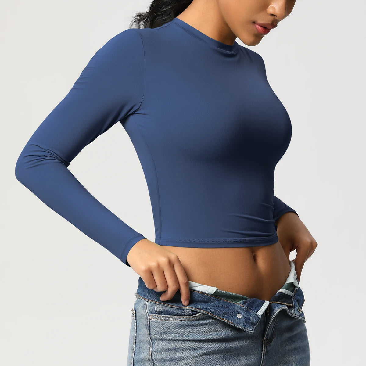 Women Long Sleeve Yoga Top
