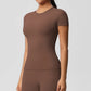 Women Short Sleeve Yoga Tee