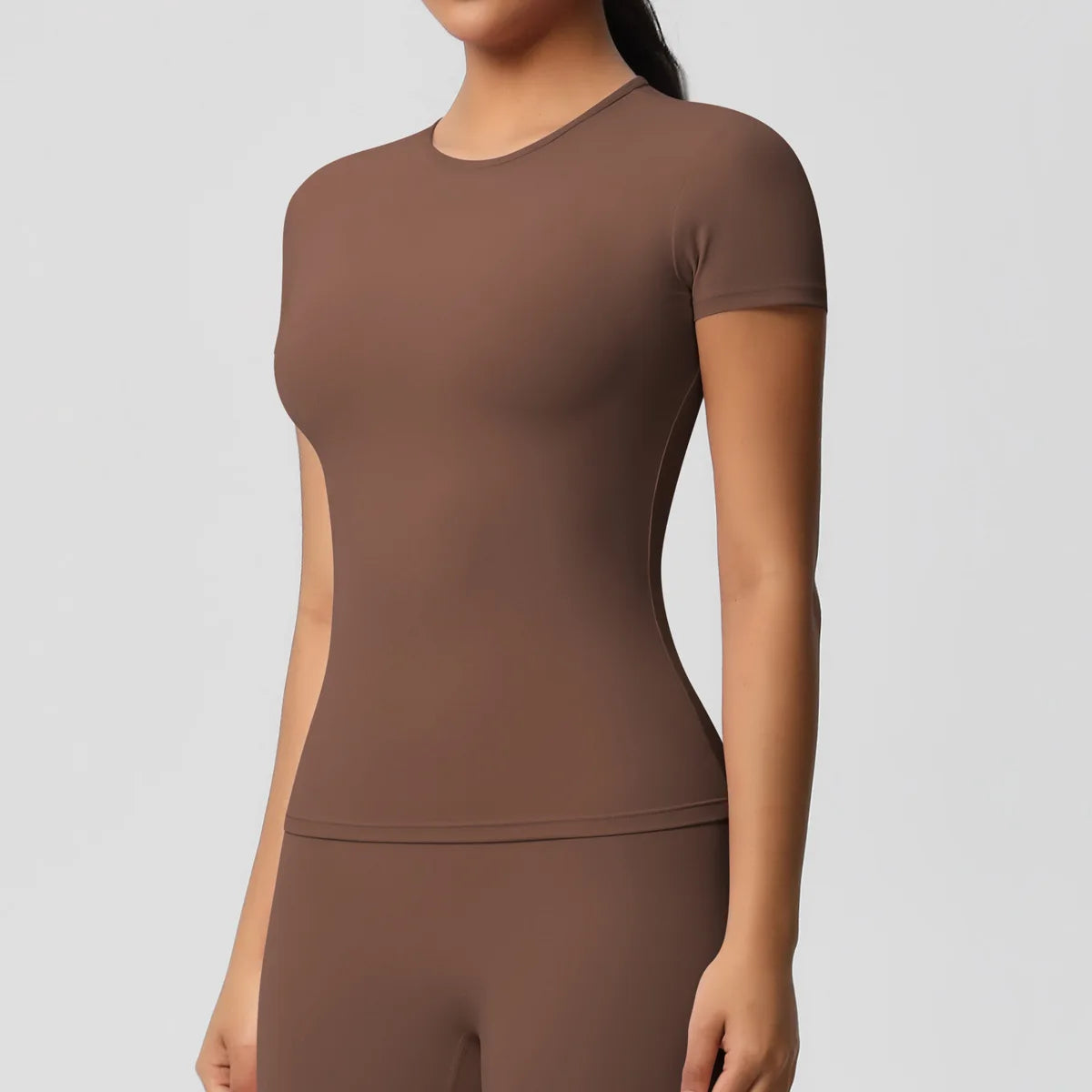 Women Short Sleeve Yoga Tee