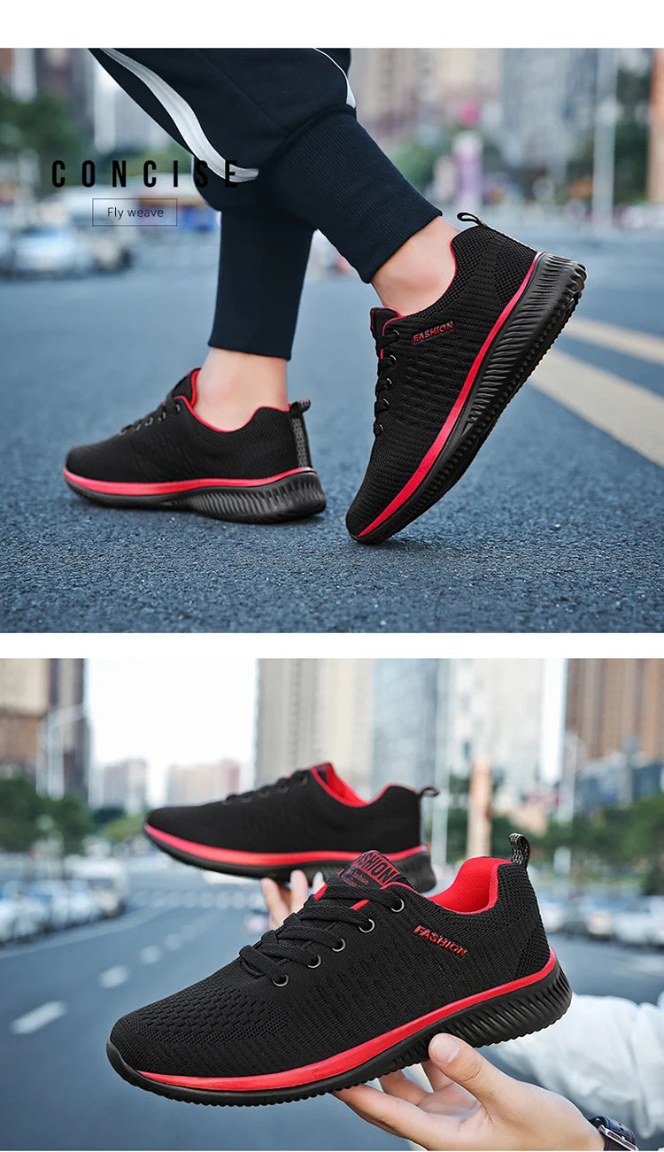 Men Knit Running Sneakers