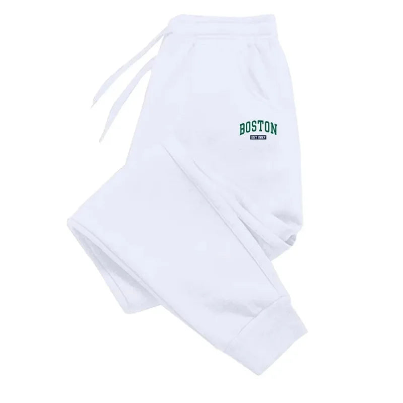 Men Letter Print Joggers