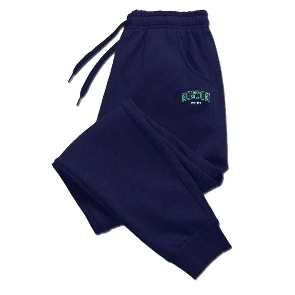 Men Letter Print Joggers