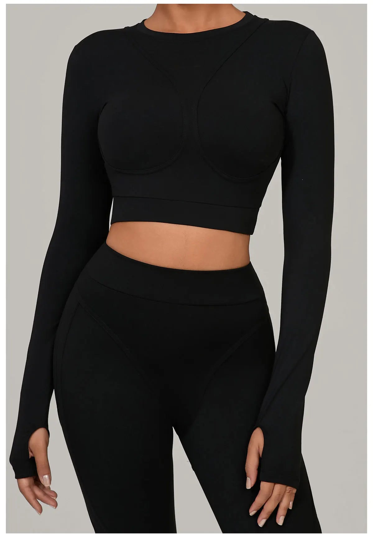 Women Long Sleeve Yoga Shirt