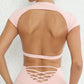 Women Backless Sports Top