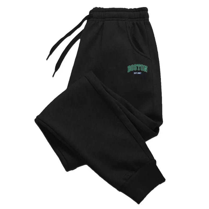 Men Letter Print Joggers
