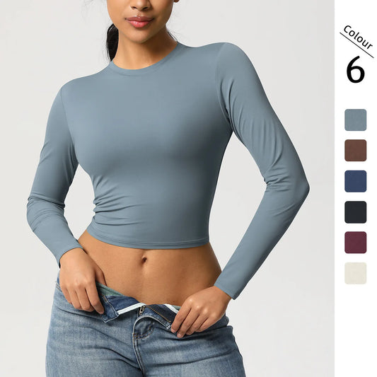 Women Long Sleeve Yoga Top