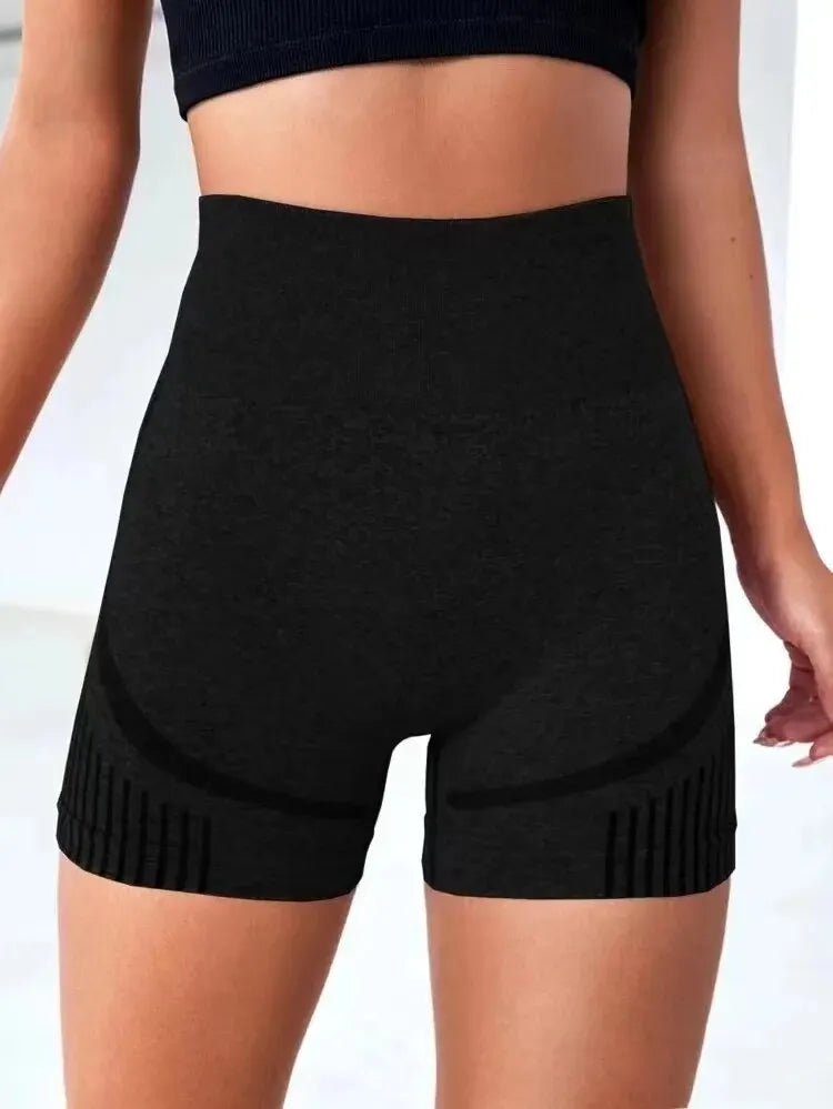 Women High Waist Yoga Shorts