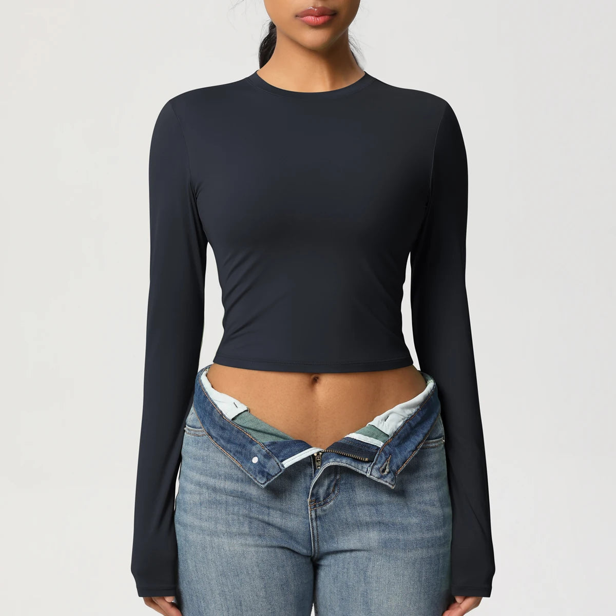 Women Long Sleeve Yoga Top