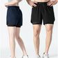 Women 2 In 1 Yoga Shorts