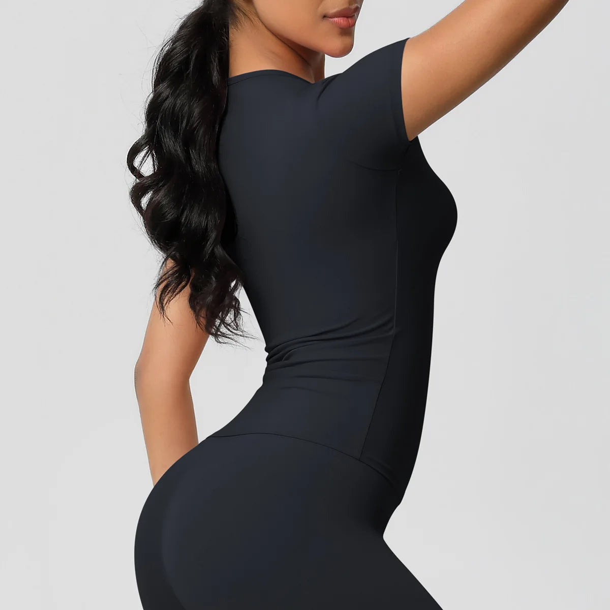 Women Short Sleeve Yoga Tee