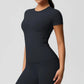 Women Short Sleeve Yoga Tee