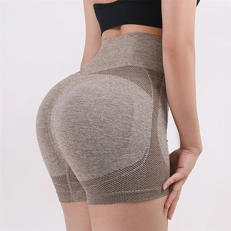 Women High Waist Sport Shorts