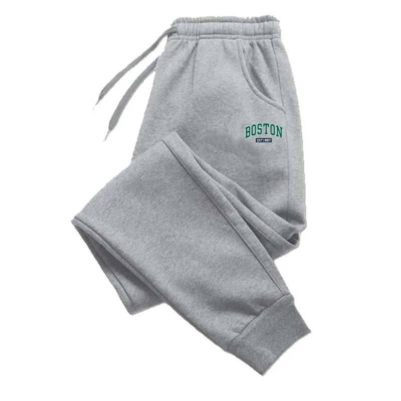 Men Letter Print Joggers