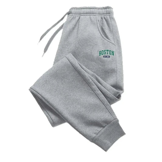 Men Letter Print Joggers